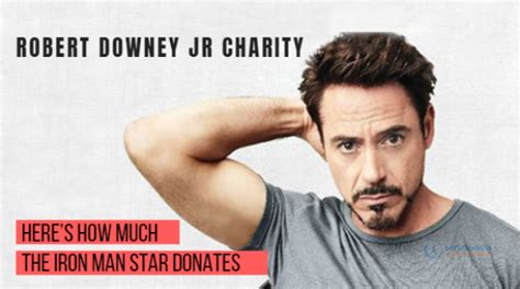 A Legacy of Inspiration: Downey Jr's Philanthropy and Humanitarian Efforts
