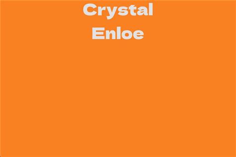 Achievements and Milestones in the Career of Crystal Enloe