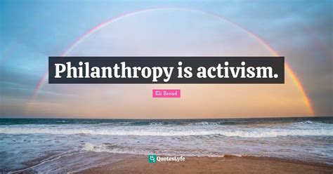 Activism and Philanthropy