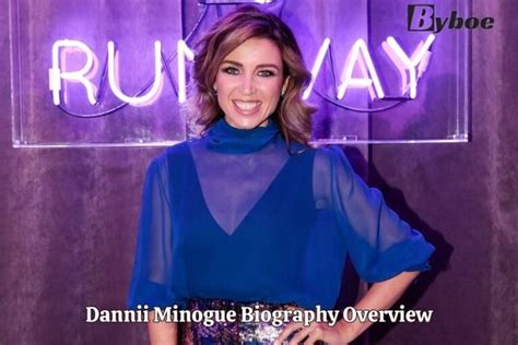 An Overview of Dannii Minogue's Professional Path