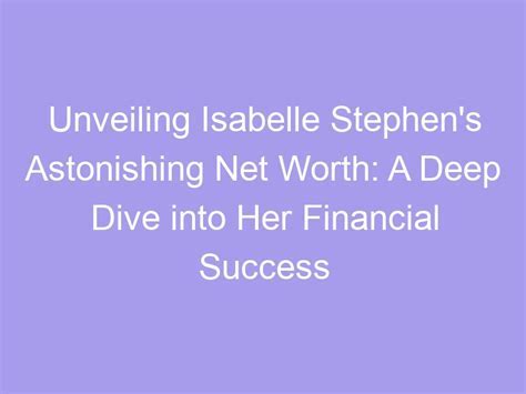 Ashley Beautee's Success: A Peek into Her Financial Achievements