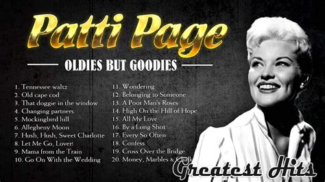 Behind the Scenes: Patty Page's Iconic Hits and Performances