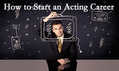 Career in Acting and Entertainment