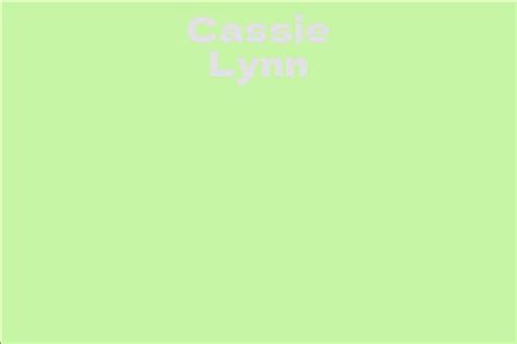 Cassie Lynn Bio: From Childhood to Stardom