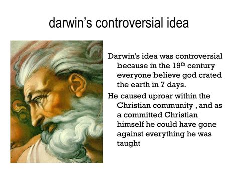 Controversies and Opposition: The Initial Response to Darwin's Ideas