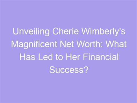 Discover the Life Story, Years of Experience, and Financial Success of Cherie Noir