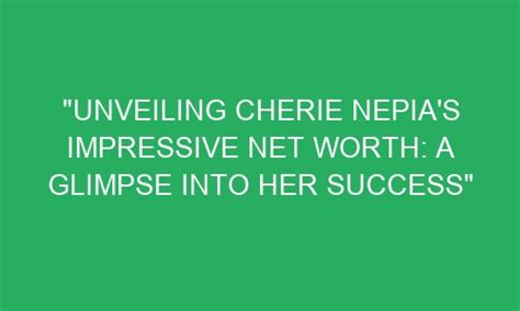 Discovering Cheryl's Net Worth: A Glimpse into Her Success