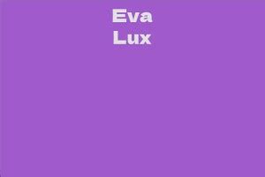 Eva Lux's Education and Career Beginnings