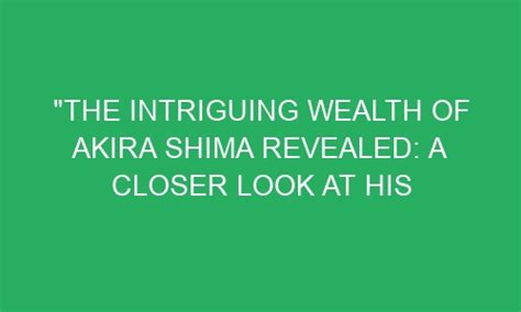 Examining the Wealth of L Shima