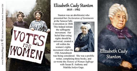 Exploring the Impact of Eliz Stanton on the Women's Suffrage Movement