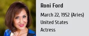Height and Body Measurements of Roni Ford