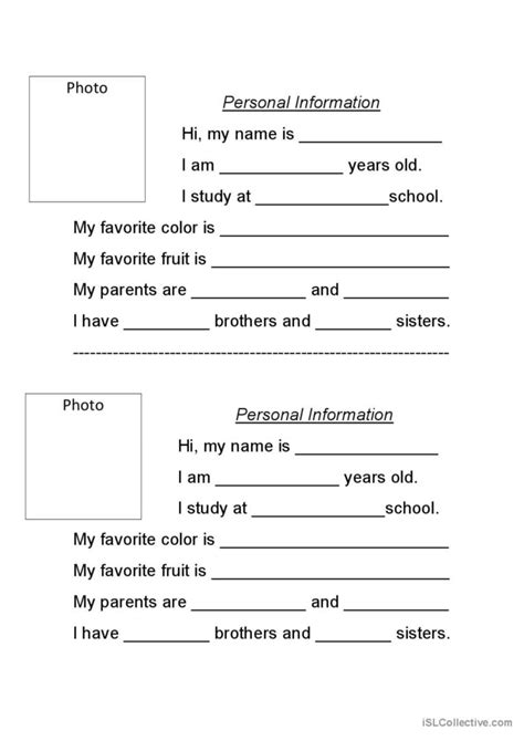 Height and Personal Information