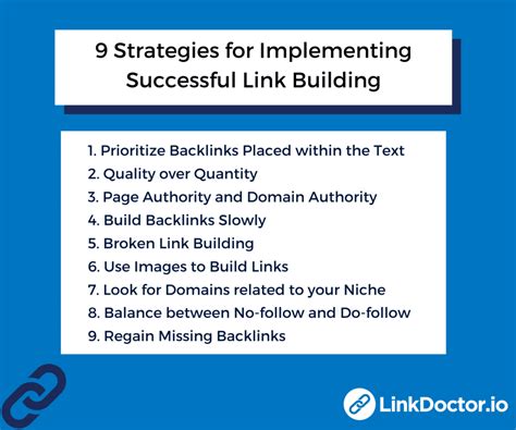 Implement Backlink Building Strategies