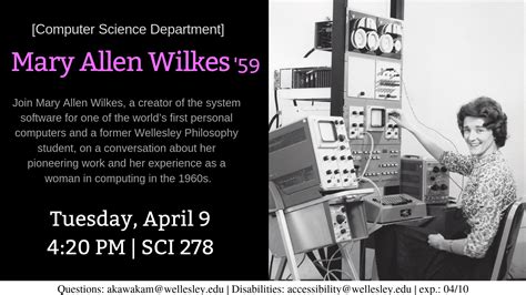 Mary Allen Wilkes: An Innovator in the Field of Computing