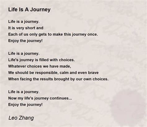 Ode to a Journey