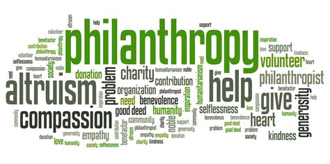 Philanthropic Achievements and Contributions