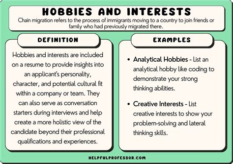 Relationships and Interests Outside of Work