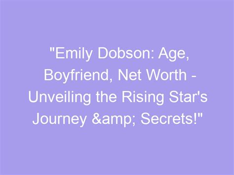 Rising Star in Hollywood: Emily's Journey to Success