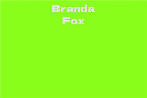 Rising To Stardom: Branda Fox's Journey in the Fashion World