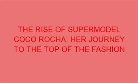 Rising to Prominence: Yara Rocha's Journey in the Fashion World