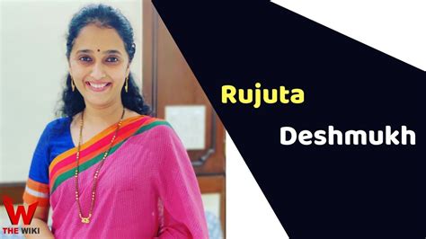 Rujuta Deshmukh: A Biography