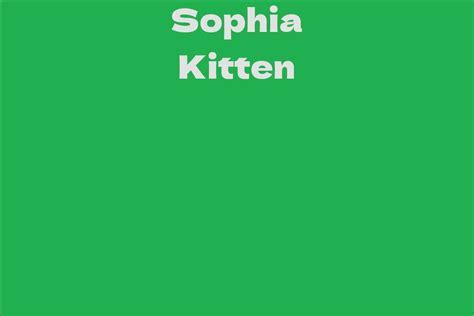 Sophia Kitten's Financial Triumph: Unveiling her Economic Accomplishments