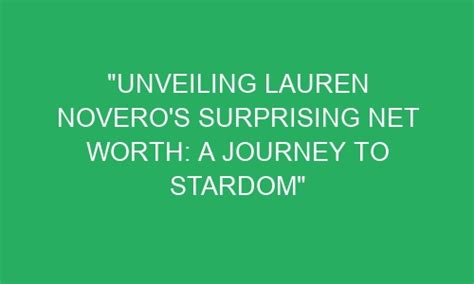 The Ascent of a Star: Lauren Fun's Journey to Stardom