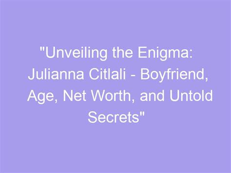 Uncovering the Enigma: Unveiling the Untold Chapters of Alina Star's Life