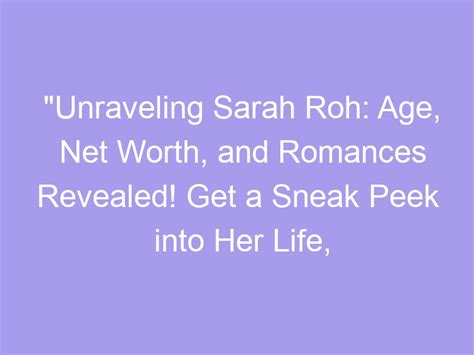 Unraveling Sarah Kees's Age and Personal Life