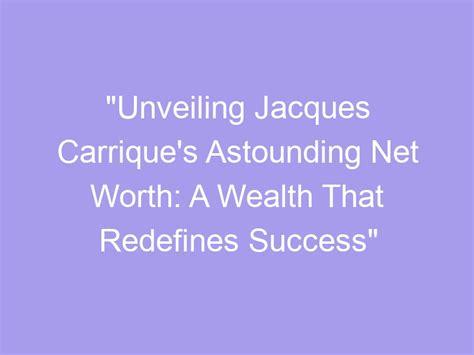Unveiling Jacque Socal's Financial Success