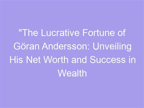 Unveiling the Journey of Success and Wealth Accumulation